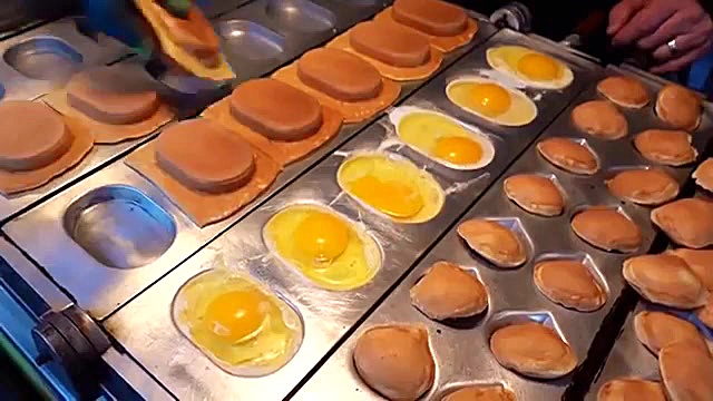 غذای فروشی خیابانی در کره، تخم...