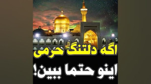 اگه دلتنگ حرمی، اینو ببین.))