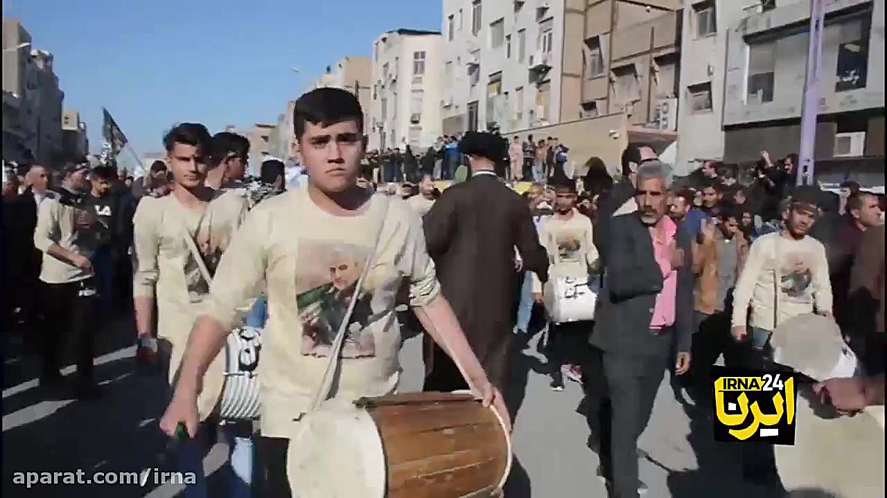 تشییع پیکر &laquo;شهید قاسم سل...