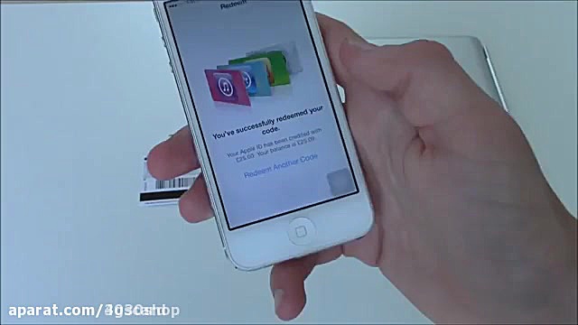 آموزش ریدیم گیفت کارت itunes و...