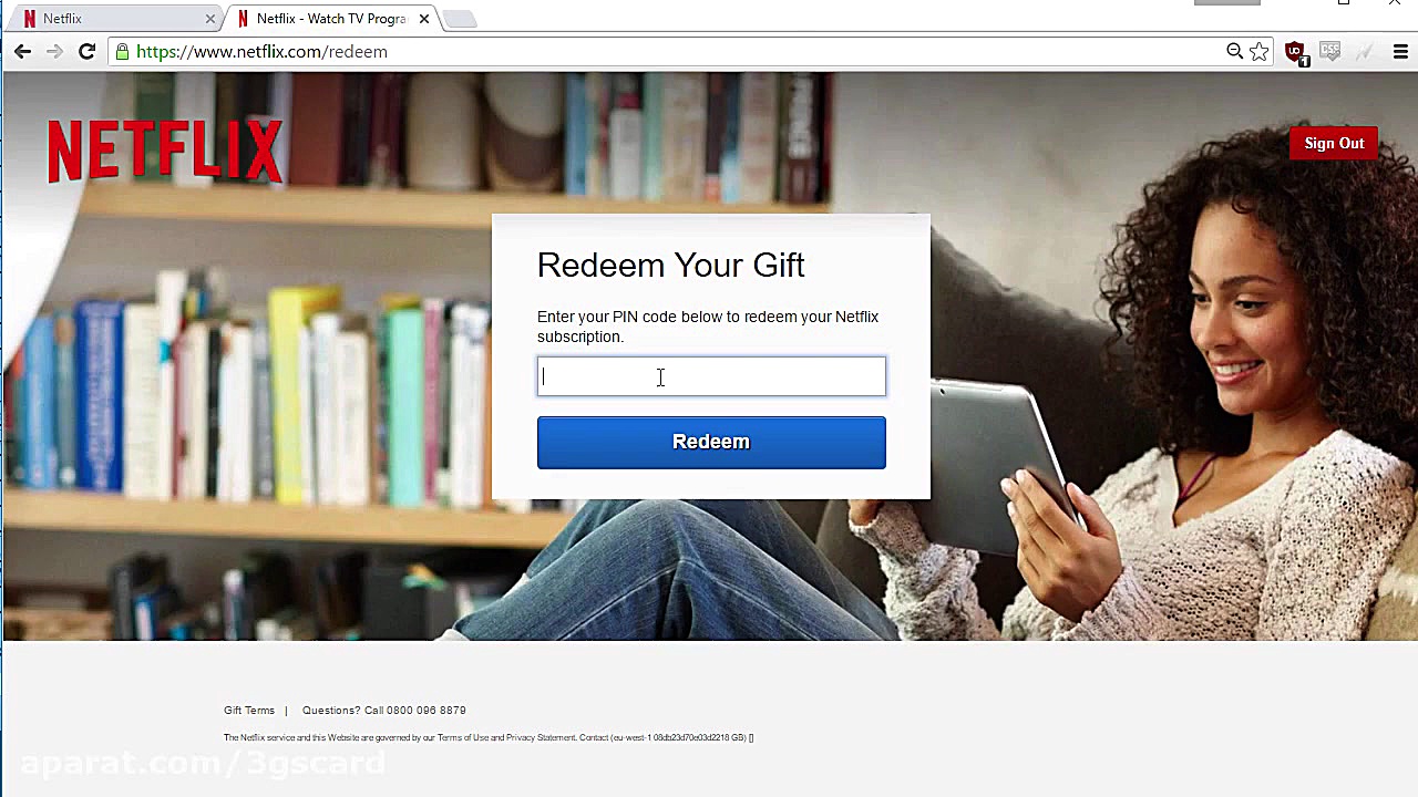 آموزش ریدیم گیفت کارت netflix