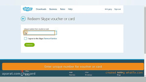 آموزش ریدیم گیفت کارت skype