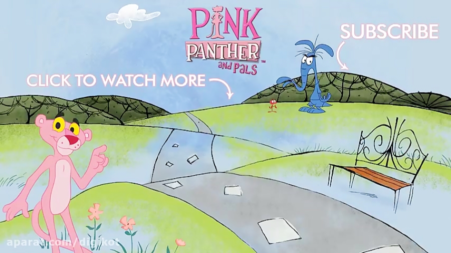 کارتون پلنگ صورتی  شب طوفانی