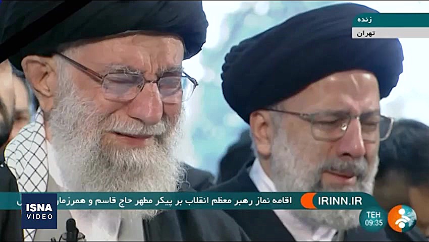 اقامه نماز بر پیکر شهدای مقاوم...