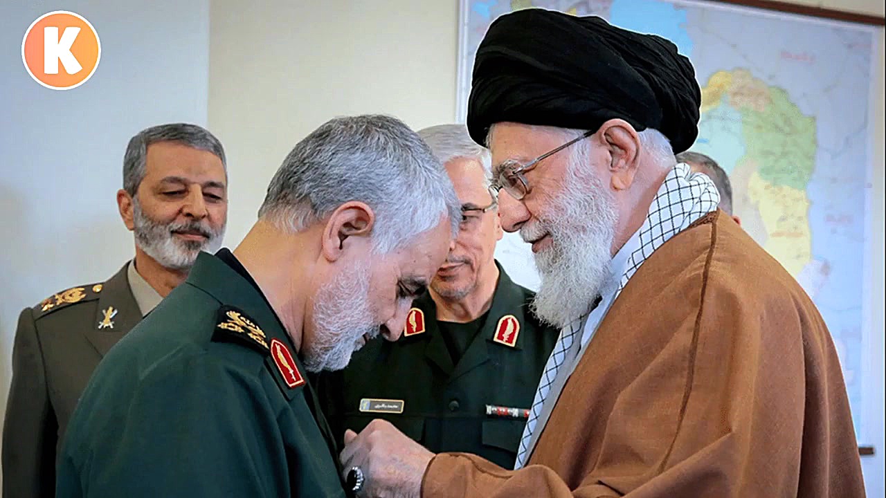 تصاویر پیکر شهید سردار قاسم سل...