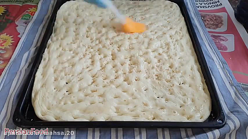 پخت آسان نان کنجد دار در خانه2...