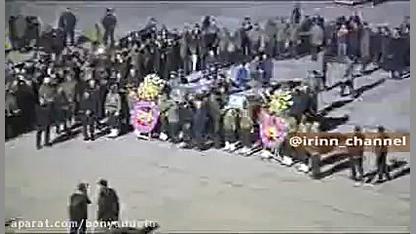 لحظه ورود پیکر شهید حاج قاسم س...