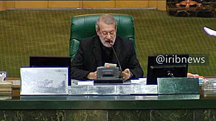 واکنش لاریجانی پیرامون تهدید ت...