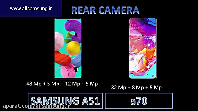 مقایسه گوشی A71 با A51 ؟