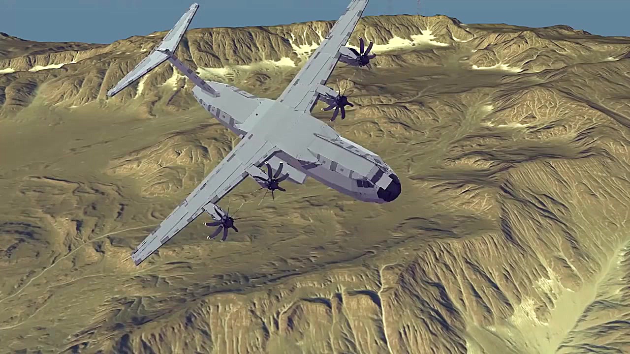 شبیه سازی سقوط هواپیما