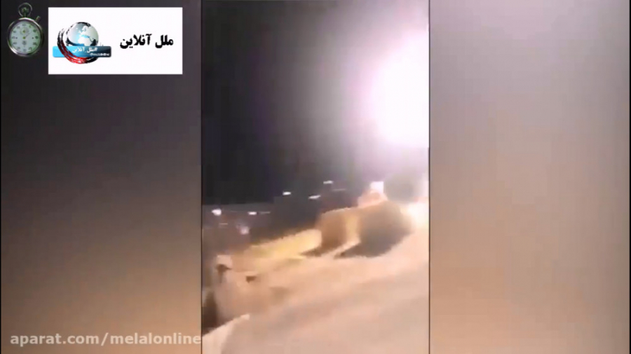 فیلم لحظه اصابت موشک ایرانی به...