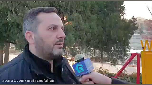 خوشحالی مردم اصفهان حمله موشکی...