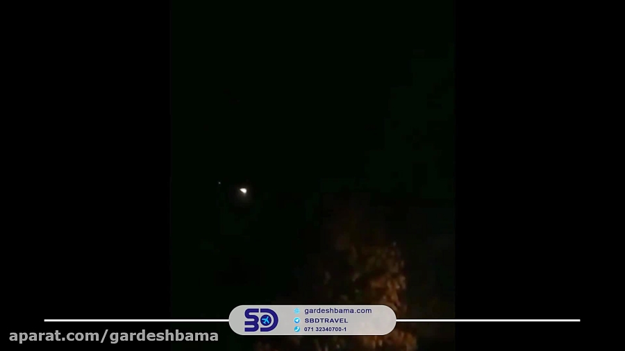 لحظه سقوط هواپیمای اوکراینی در...