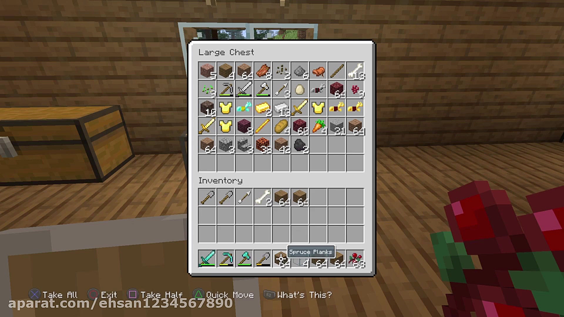 گیم پلی از بازی ماین کرافت سرو...