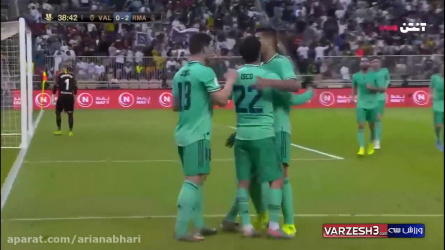 گل دوم رئال به والنسیا ( ایسکو...