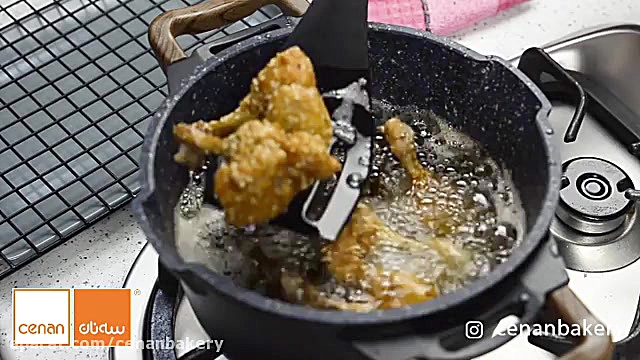 طرز تهیه مرغ سوخاری با کنجد با...