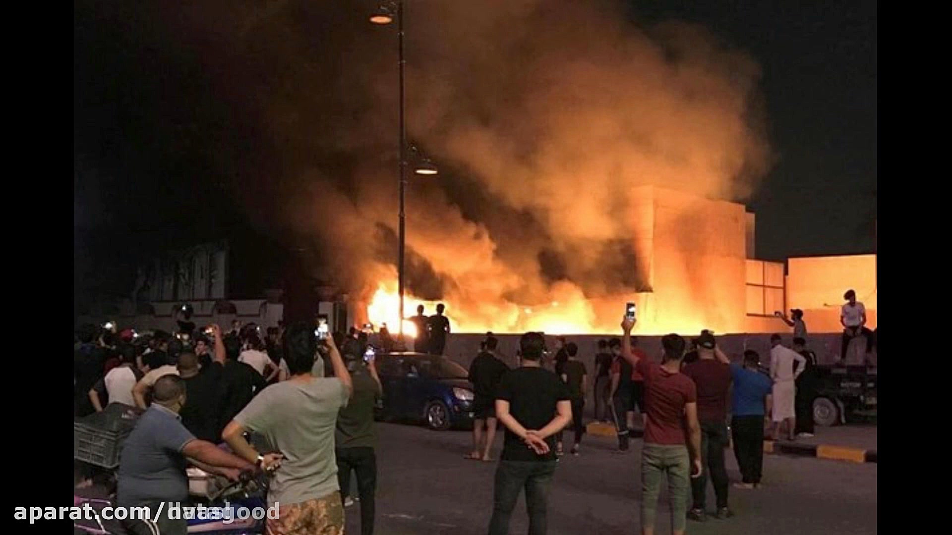 لحظه ترور سردار سلیمانی