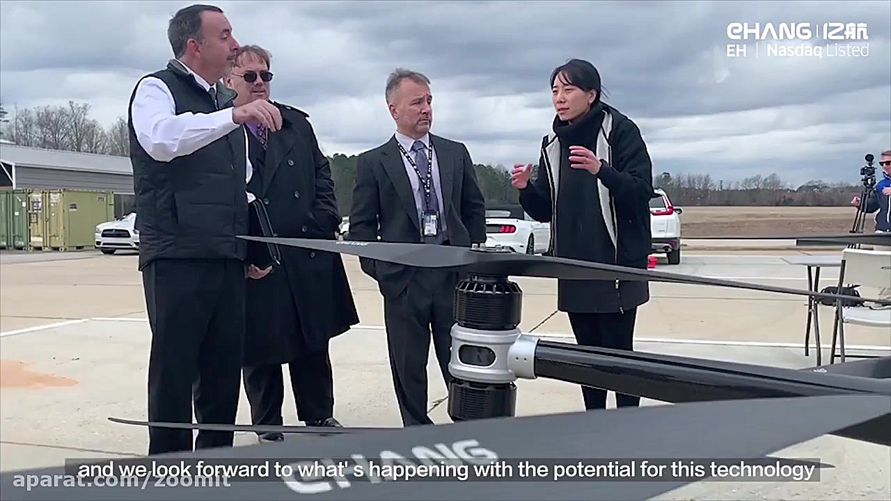 اولین پرواز تاکسی هوایی Ehang...