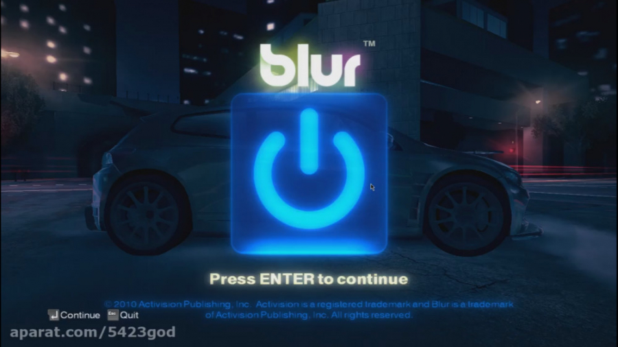 گیمپلی بازی جزاب BLUR