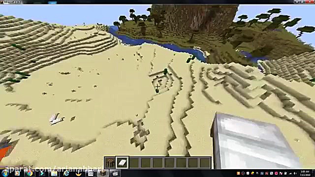 روش ساخت تخت خواب در ماین کراف...