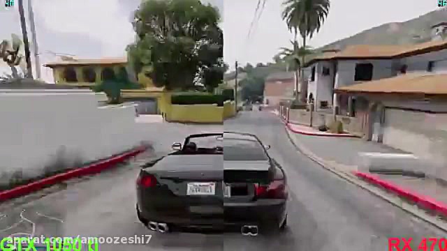 مسابقه بین دو کارت گرافیک rx 4...