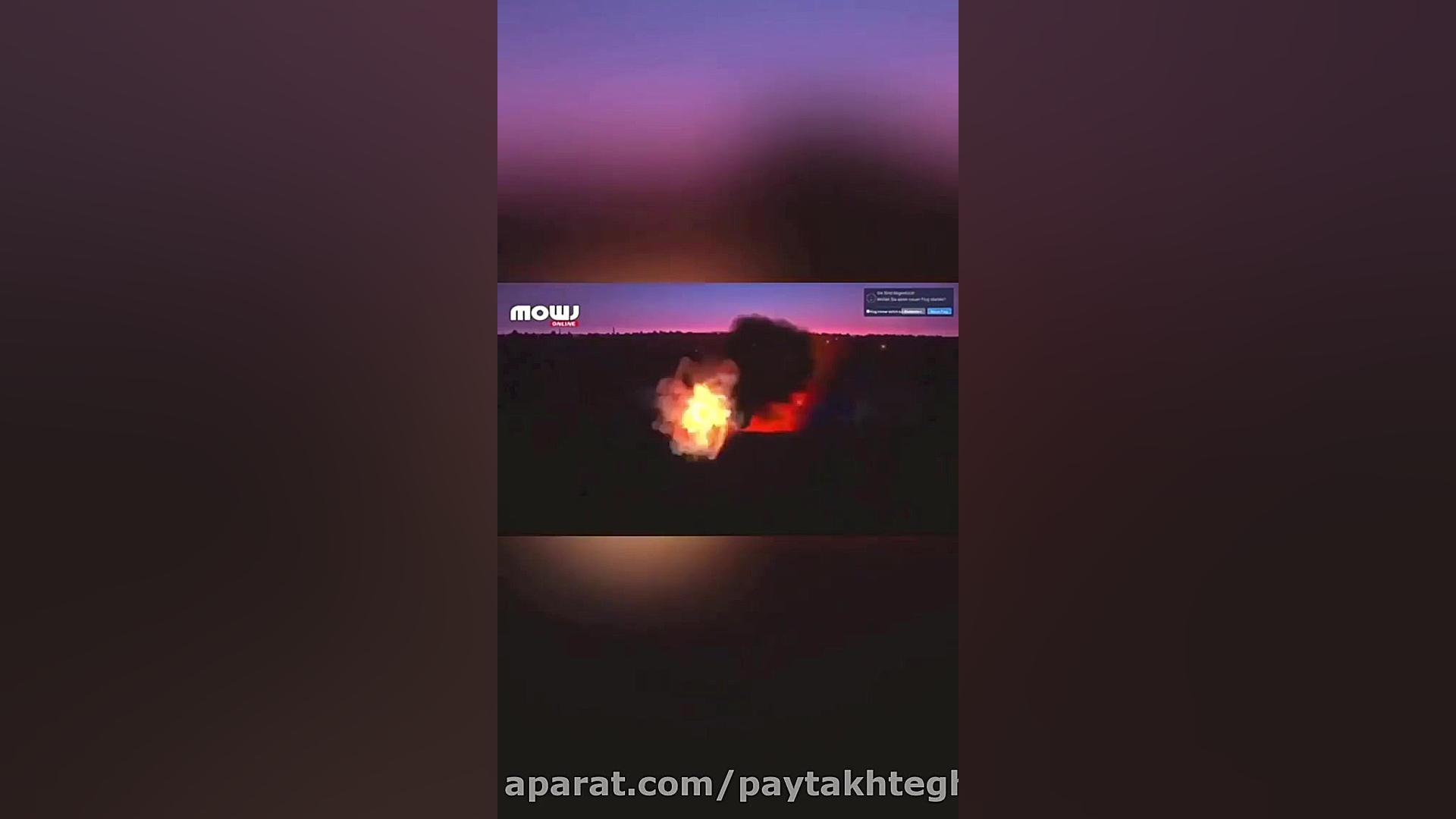 شبیه سازی سانحه سقوط هواپیمای...