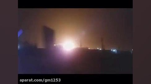 لحظه سقوط هواپیمای اوکراینی در...