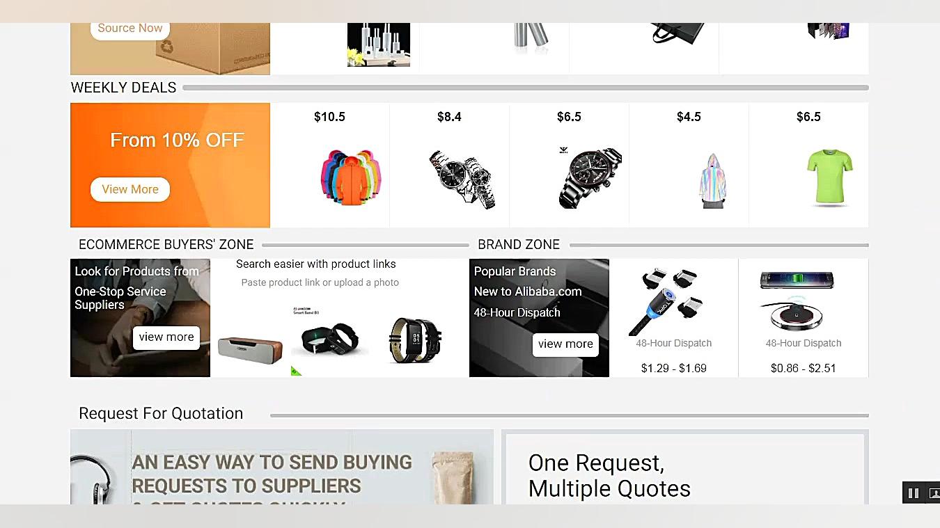 باز نویسی سایت علی بابا