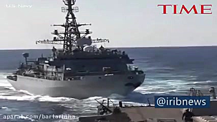 تقابل کشتی جنگی روسی با ناو شک...