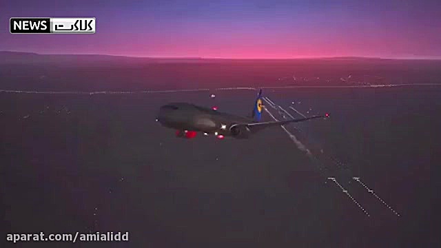 شبیه سازی سقوط پرواز هواپیمای...