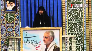 زینب سلیمانی با خون پدر شهیدم...