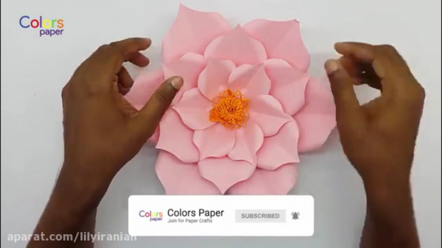 گلهای کاغذی برای تزیین