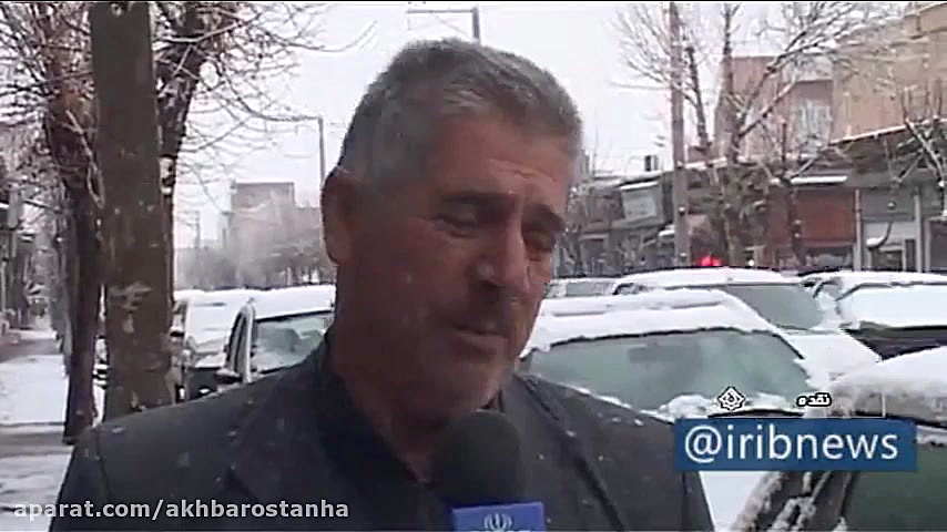 بارش برف در نقده و میاندوآب