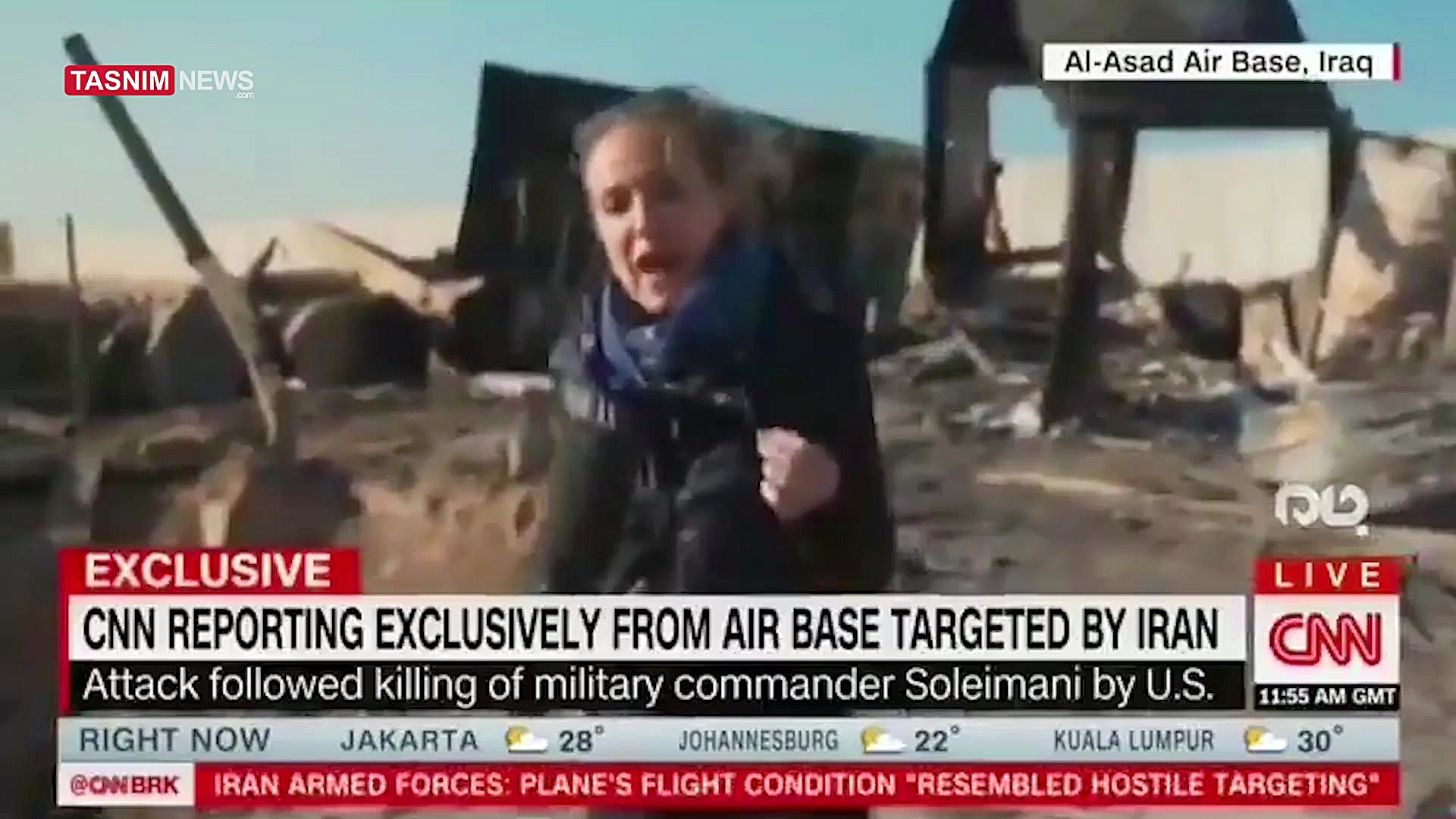 گزارش سی ان ان از پایگاه عین ا...