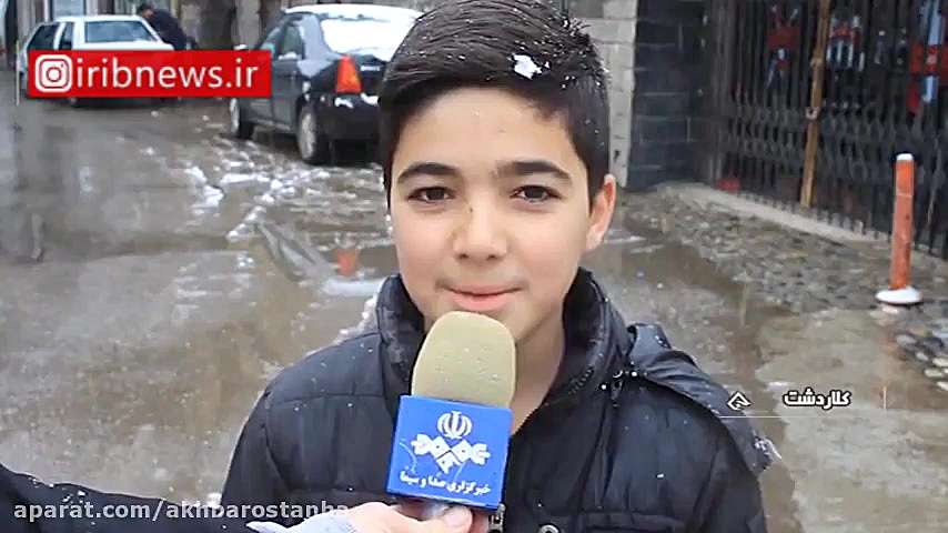 بارش برف زمستانی در مازندران