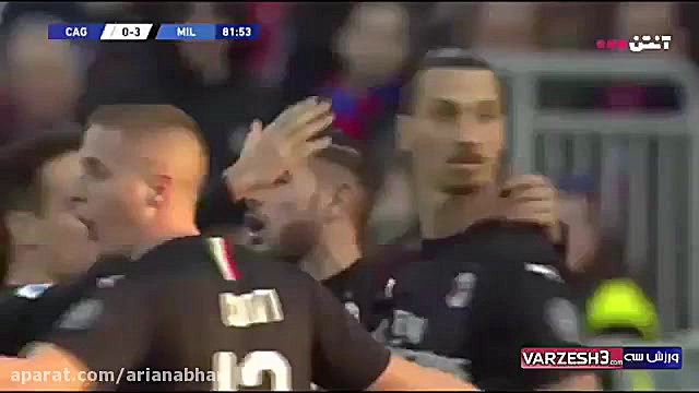 خلاصه بازی کالیاری  آث میلان