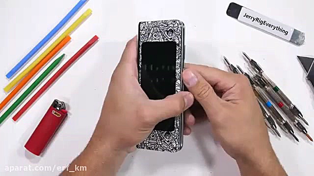 تست مقاومت سامسونگ galaxy fold