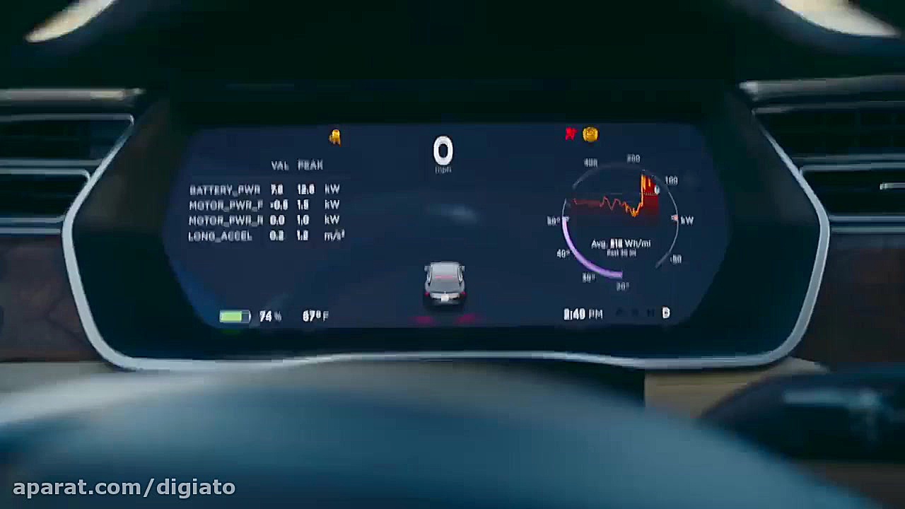 مسابقه درگ تسلا مدل S و دریکو...