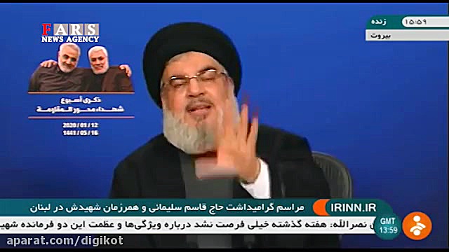 دبیرکل حزب الله لبنان: ایران م...