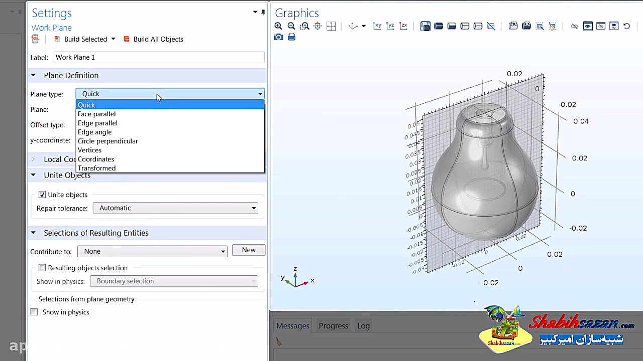 5 3 تغییر هندسه سه بعدی به دو...