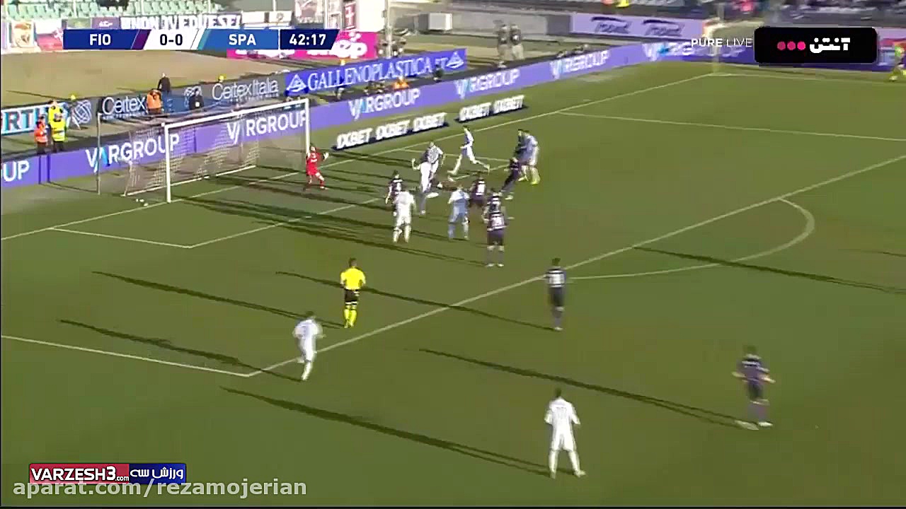 خلاصه بازی فیورنتینا 1  اسپال...