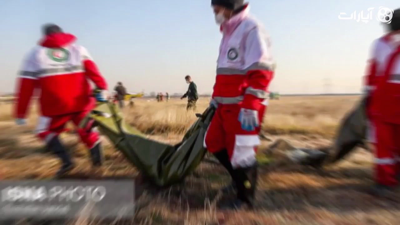 ویدیو سقوط هواپیما اوکراینی