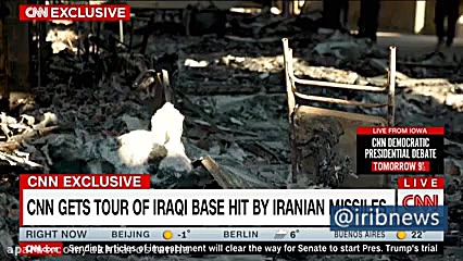 ویرانی های پایگاه آمریکایی عین...