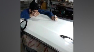 صافکاری بدون رنگ با دستگاه و ا...
