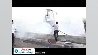 آتش سوزی اتوبوس در گناباد و نج...