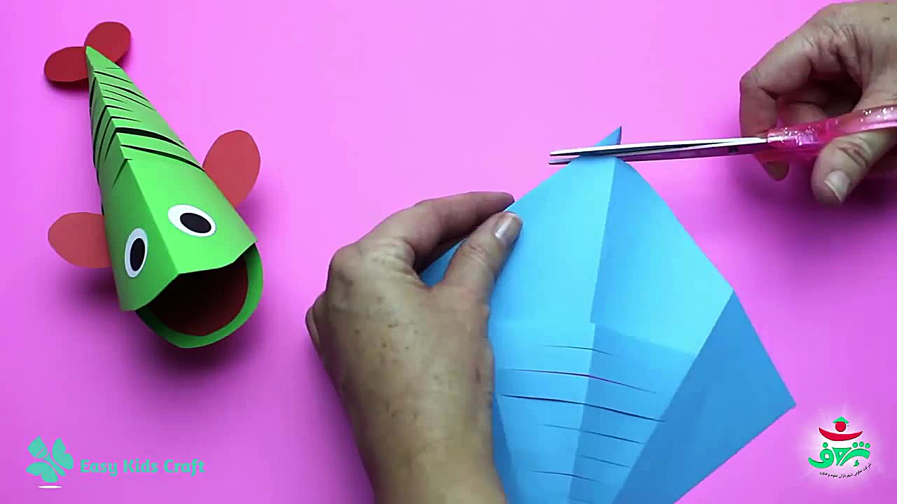 آموزش کاردستی با کاغذ رنگی