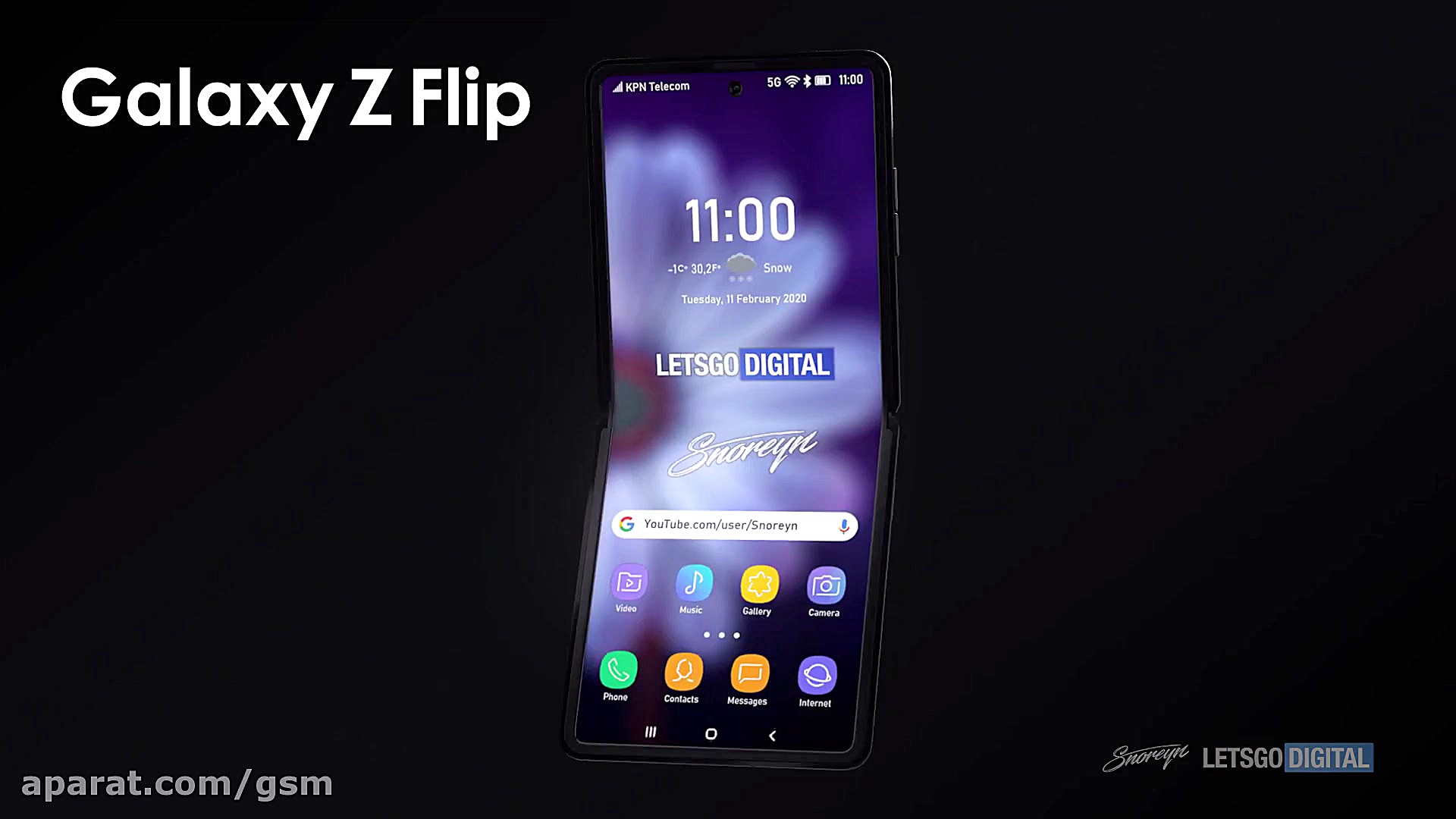 تصاویر رندر شده Galaxy Z Flip...