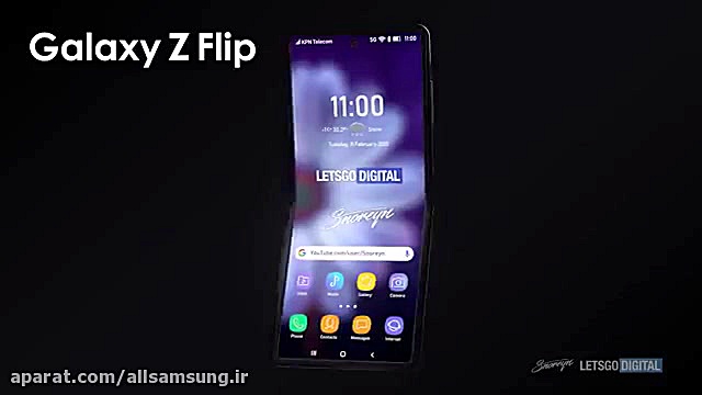 گوشی تاشوی سامسونگ در رویداد ب...