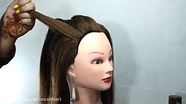 آموزش بافت مو و شینیون عروس 20...