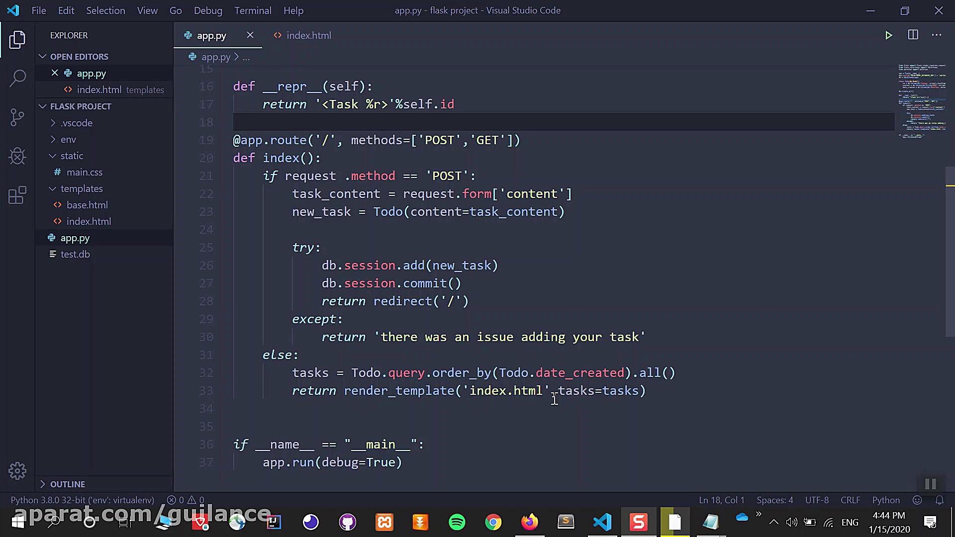 آشنایی با فریم ورک Flask در پا...